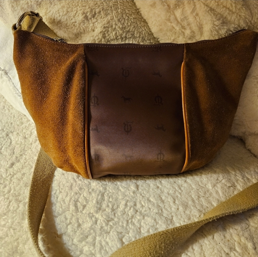 ❤️CLEARANCE‼️ El Caballo" Genuine Suede Beautiful Shoulder Bag Crossbody